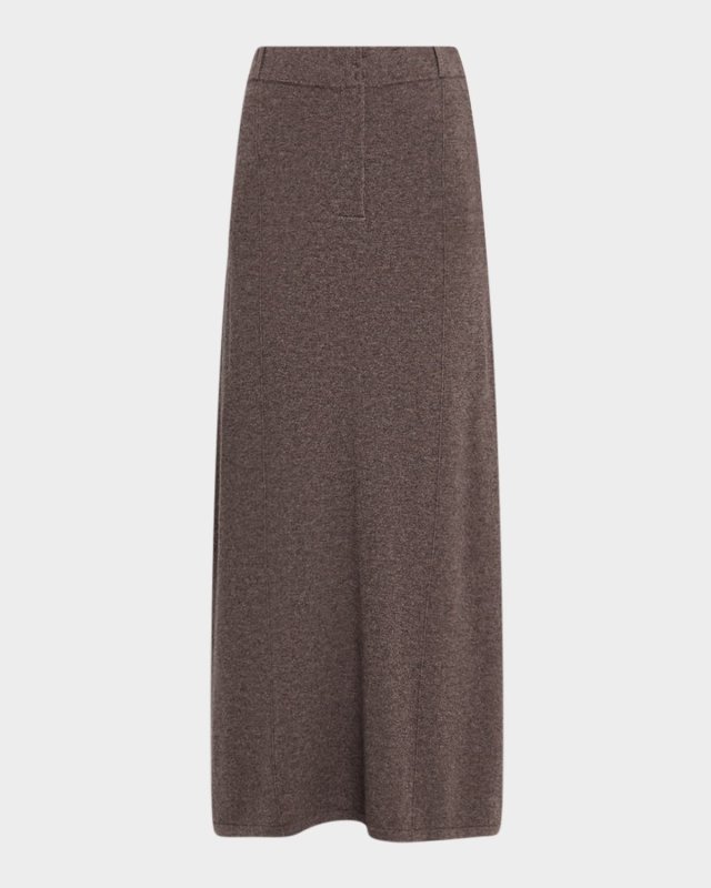 Cashmino Straight Maxi Skirt